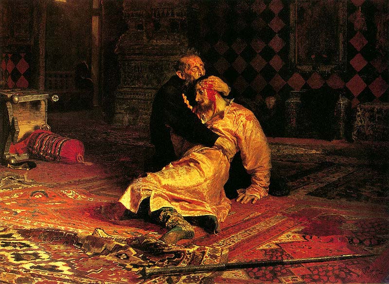 Ivan the Terrible and his son Ivan on Friday, November 16